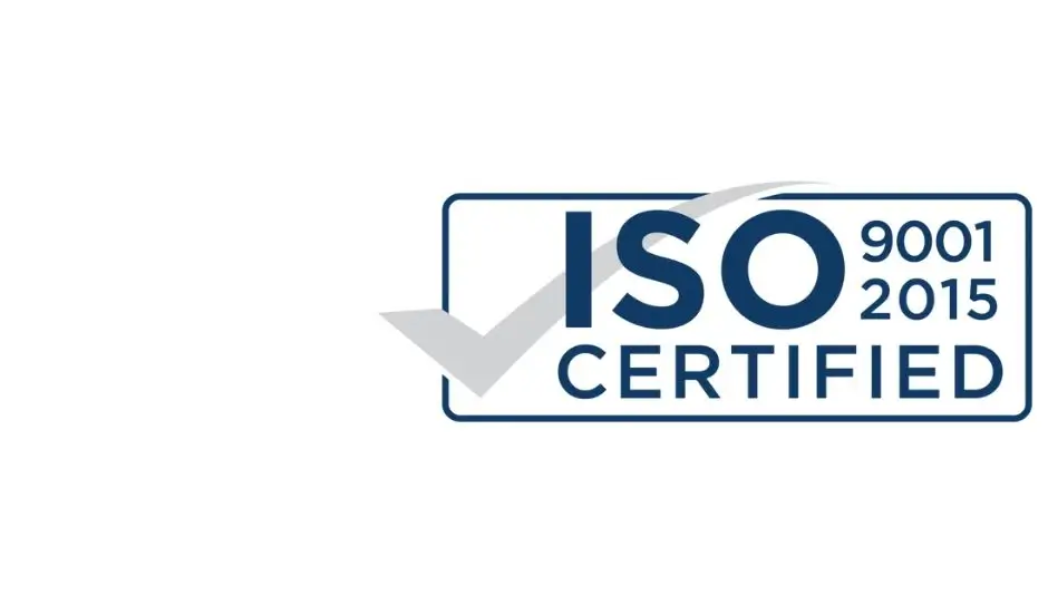 Jantar posiada certyfikat ISO 9001-2015